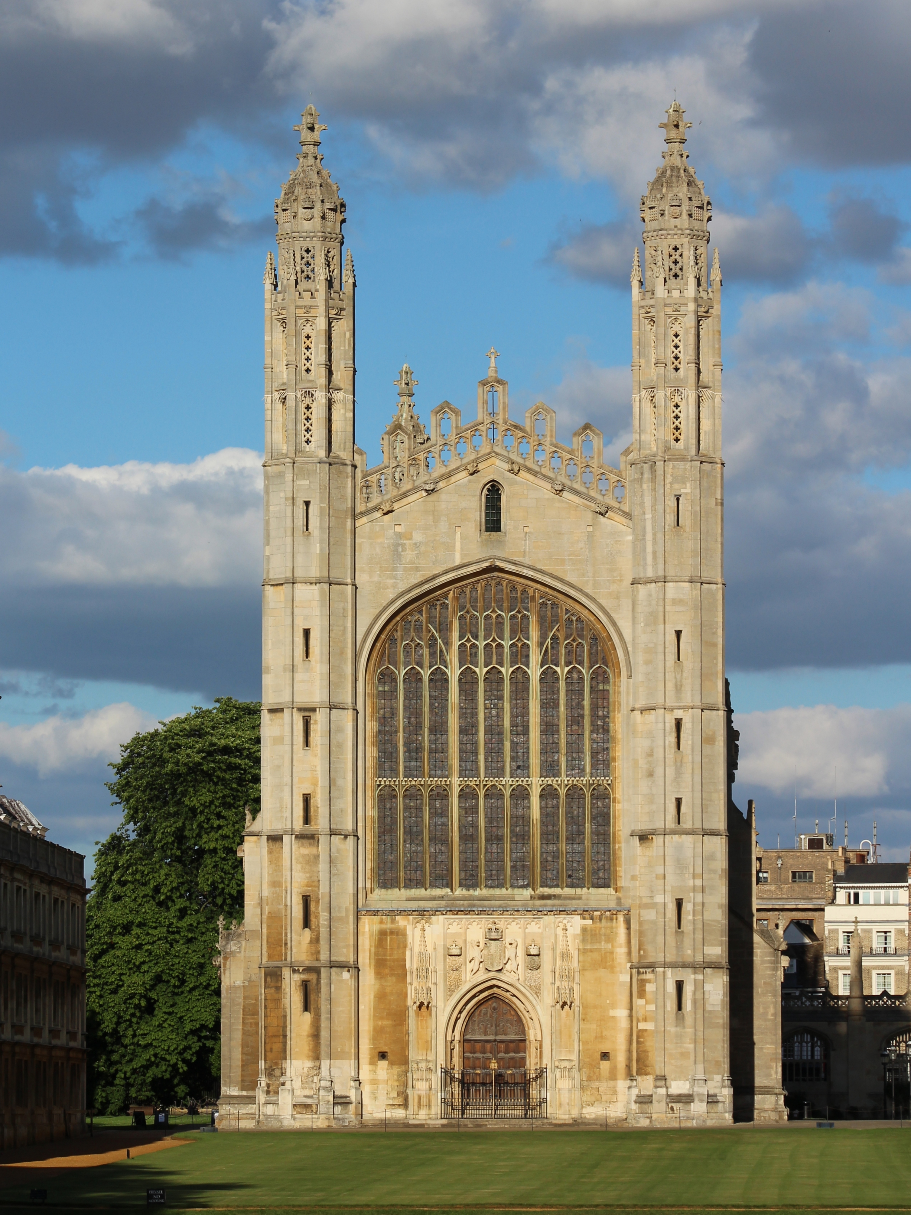 West end of King’s College Chapel viewed from across the River Cam